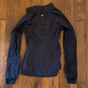 Lululemon Black Reflective Rain Jacket